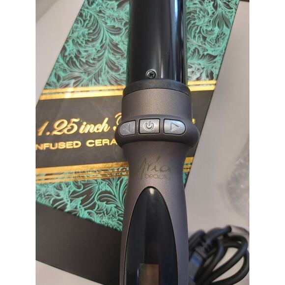 Aria Beauty - Stand Out Salon Series 1.25 " Black Infrared Curler Ceramic - Picture 2 of 16